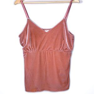 Chadwick's Blush Velvet Camisole sz. M